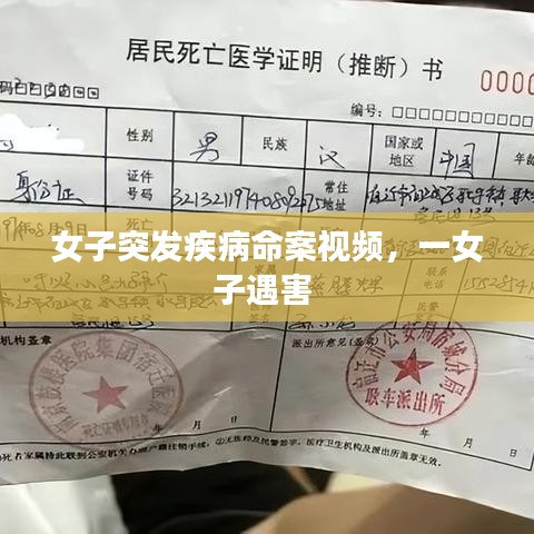 女子突发疾病命案视频，一女子遇害 