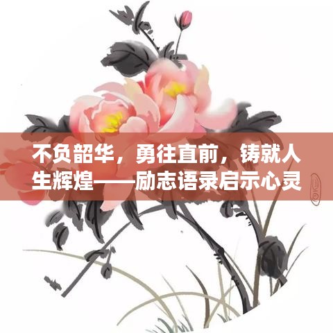 不负韶华，勇往直前，铸就人生辉煌——励志语录启示心灵之路